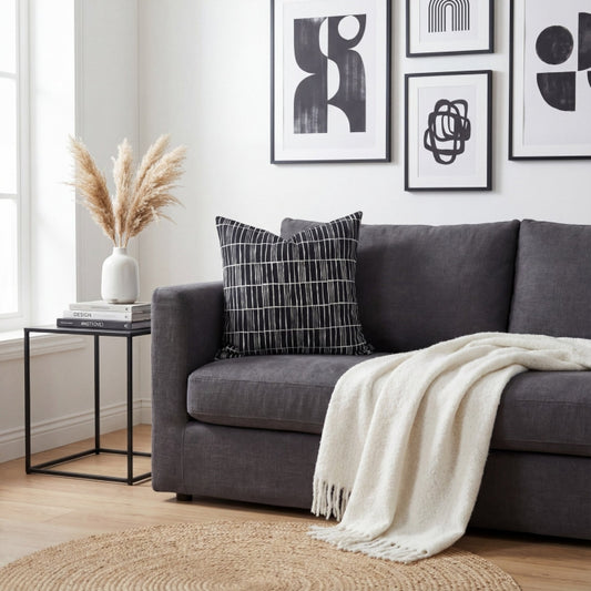 Obsidian Glitch Cushion Cover