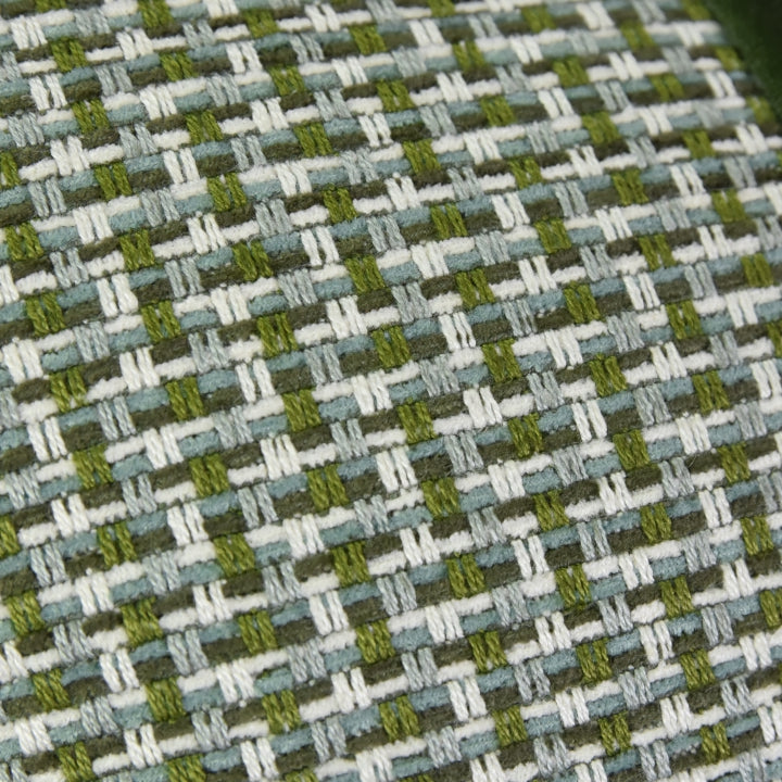 Emerald Basketweave Lumbar Cushion Cover