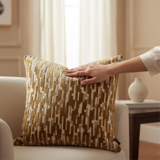 Amber Grain Cushion Cover