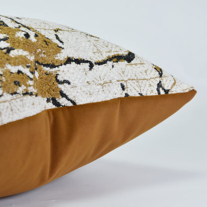 Gilded Marble Cushion Cover