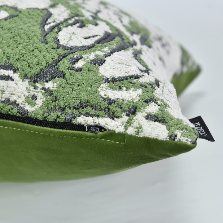 Verdant Marble Cushion Cover