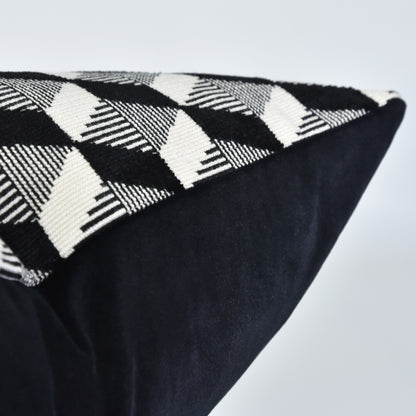 Obsidian Rhythm Cushion Cover