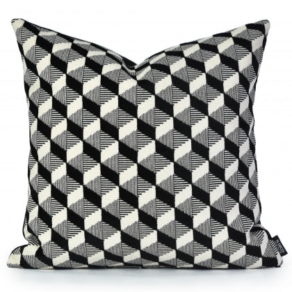 Obsidian Rhythm Cushion Cover