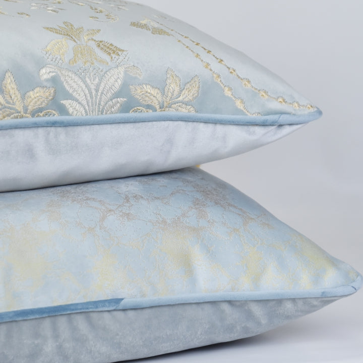 Azure Damask Duo Cushion Cover