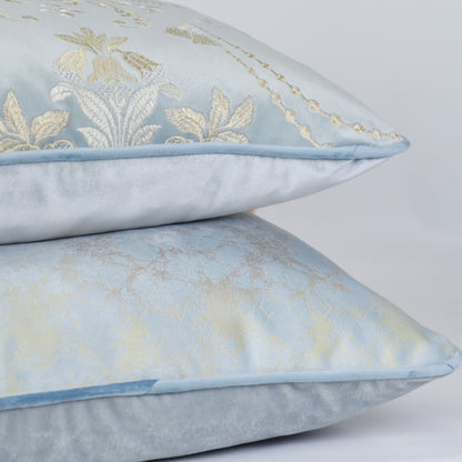 Azure Damask Duo Cushion Cover