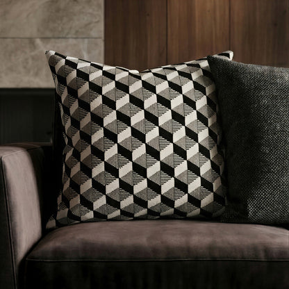 Obsidian Rhythm Cushion Cover